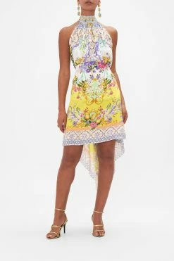 TIE NECK LONG DRESS CATERINA SPRITZ -clothing shop CAMILLA 00028214 CATERINASPRITZ TIENECKLONGDRESS 6