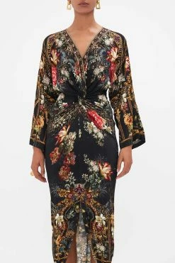 LONG SPLIT FRONT TWIST DRESS A NIGHT AT THE OPERA -clothing shop CAMILLA 00028217 ANIGHTATTHEOPERA LONGSPLITFRONTTWISTDRESS 4