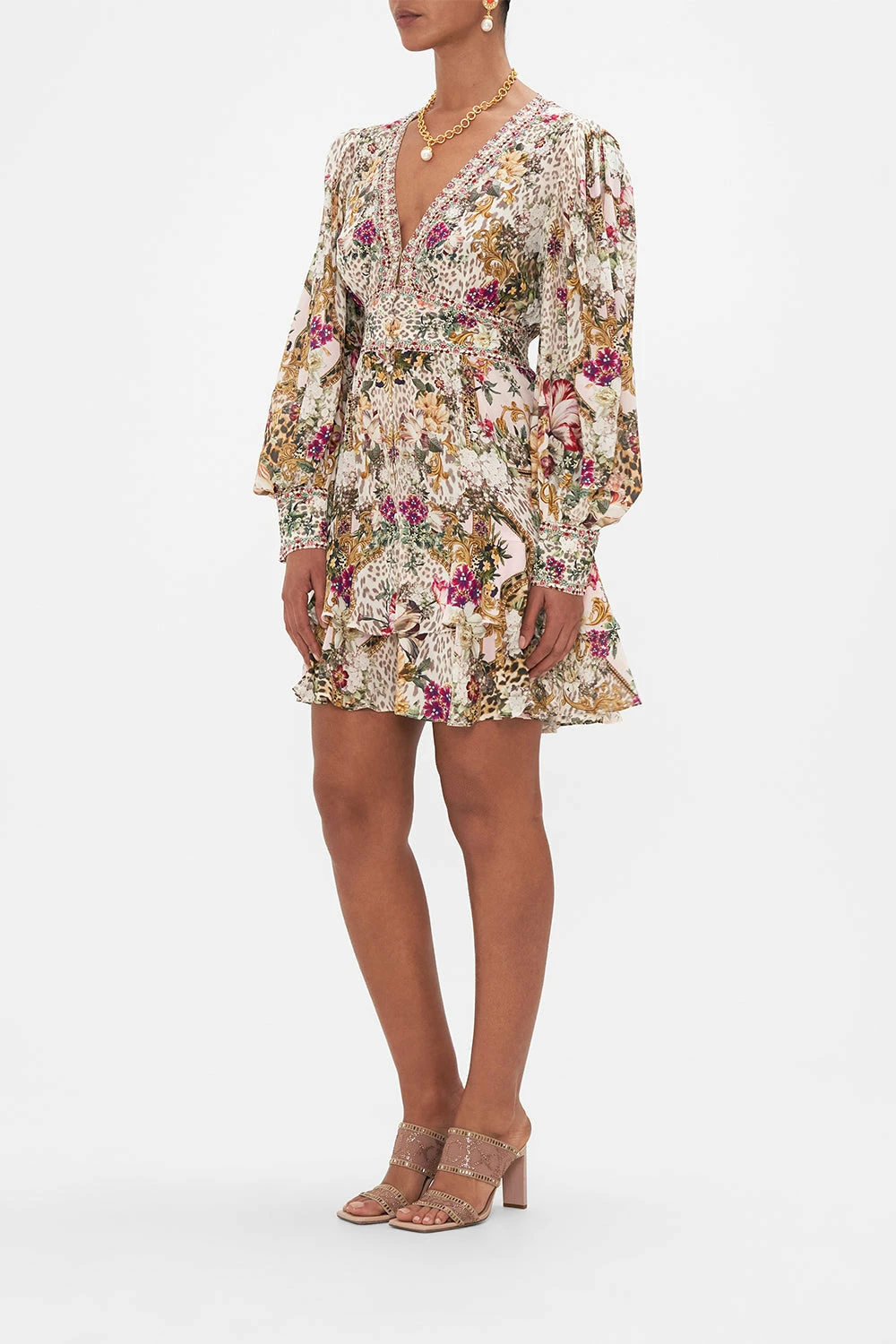 BUTTON FRONT FRILL DRESS BAMBINO BLISS 4 BUTTON FRONT FRILL DRESS BAMBINO BLISS - Image 4