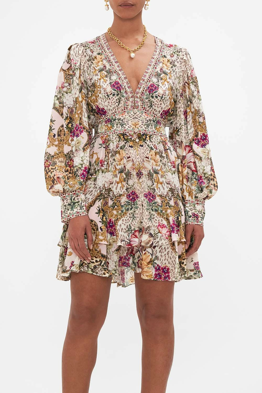 BUTTON FRONT FRILL DRESS BAMBINO BLISS 5 BUTTON FRONT FRILL DRESS BAMBINO BLISS - Image 5