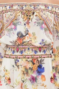 OFF SHOULDER SHORT DRESS FRIENDS WITH FRESCOS -clothing shop CAMILLA 00028221 OFF SHOULDER SHORT DRESS FRIENDS WITH FRESCOS 5