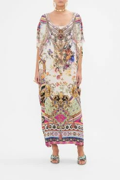 ROUND NECK KAFTAN FRIENDS WITH FRESCOS