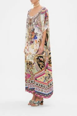 ROUND NECK KAFTAN FRIENDS WITH FRESCOS -clothing shop CAMILLA 00028222 ROUND NECK KAFTAN FRIENDS WITH FRESCOS 2