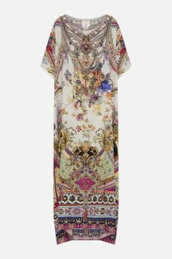 ROUND NECK KAFTAN FRIENDS WITH FRESCOS -clothing shop CAMILLA 00028222 ROUND NECK KAFTAN FRIENDS WITH FRESCOS GHOST 1