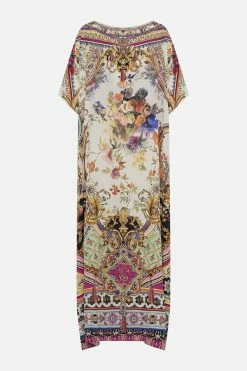 ROUND NECK KAFTAN FRIENDS WITH FRESCOS -clothing shop CAMILLA 00028222 ROUND NECK KAFTAN FRIENDS WITH FRESCOS GHOST 2