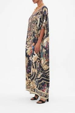 ROUND NECK KAFTAN PLAY YOUR CARDS RIGHT -clothing shop CAMILLA 00028225 PLAYYOURCARDSRIGHT ROUNDNECKKAFTAN 2