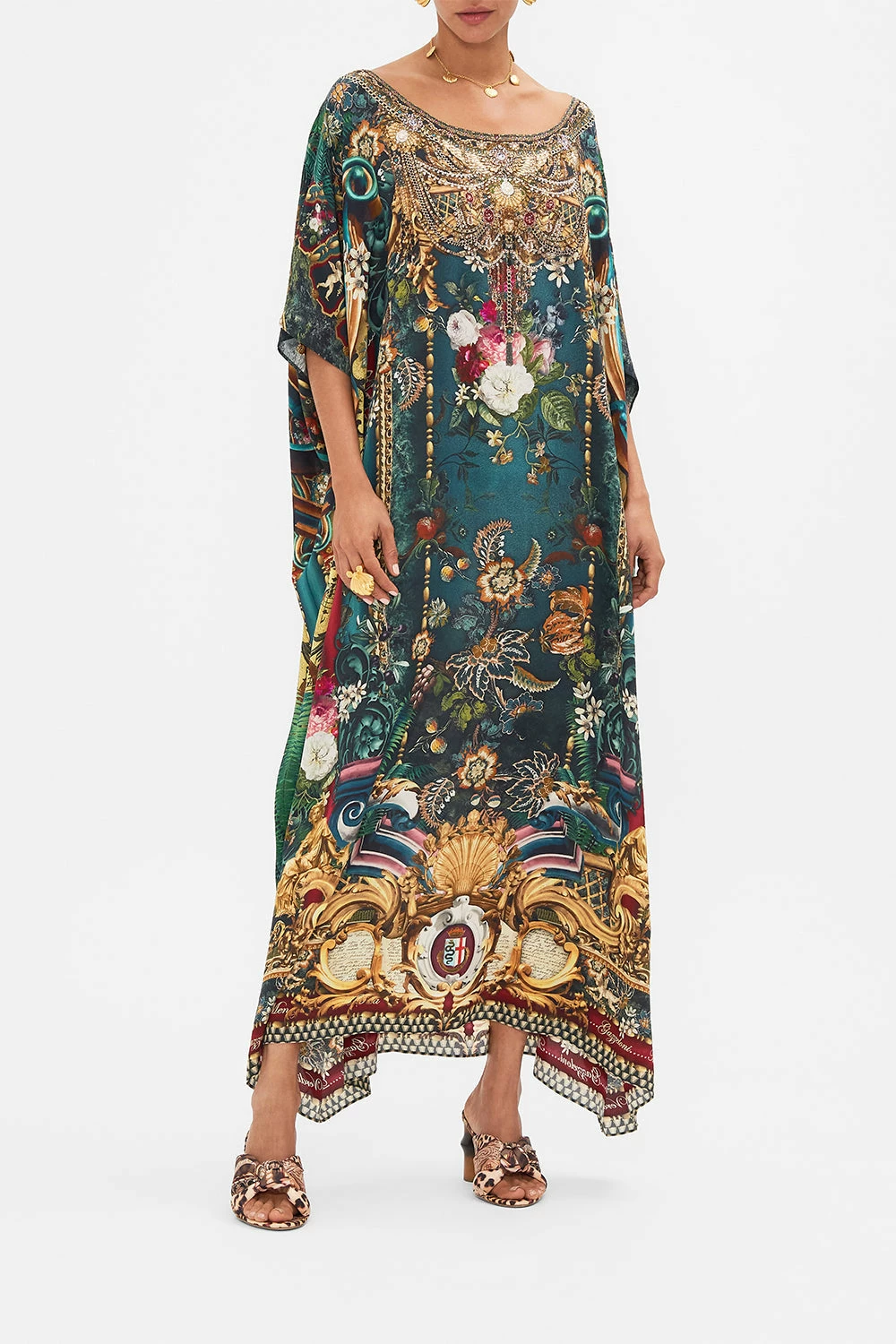 ROUND NECK KAFTAN VERDIS WORLD 1 ROUND NECK KAFTAN VERDIS WORLD