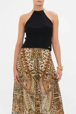 KNIT SCARF TOP STANDING OVATION -clothing shop CAMILLA 00028229 KNIT SCARF TOP STANDING OVATION 4