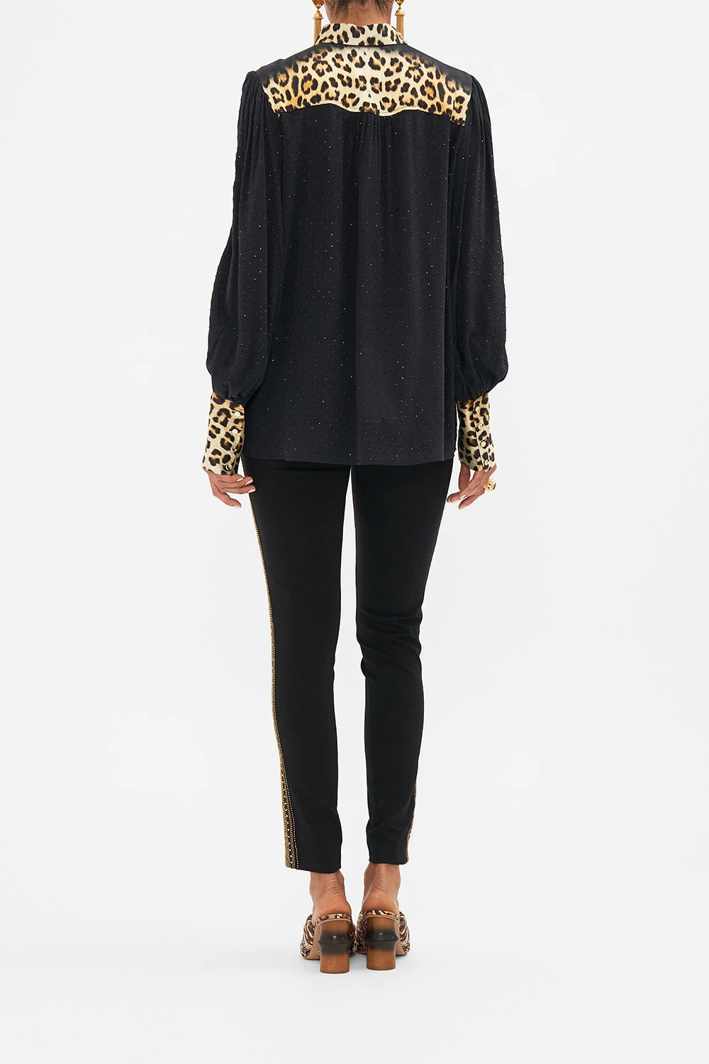 BUTTON THROUGH BLOUSON SLEEVE BLOUSE STANDING OVATION 2 BUTTON THROUGH BLOUSON SLEEVE BLOUSE STANDING OVATION - Image 2