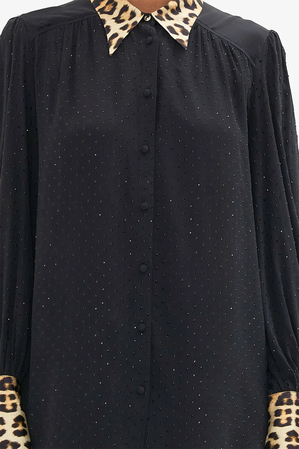 BUTTON THROUGH BLOUSON SLEEVE BLOUSE STANDING OVATION 6 BUTTON THROUGH BLOUSON SLEEVE BLOUSE STANDING OVATION - Image 6