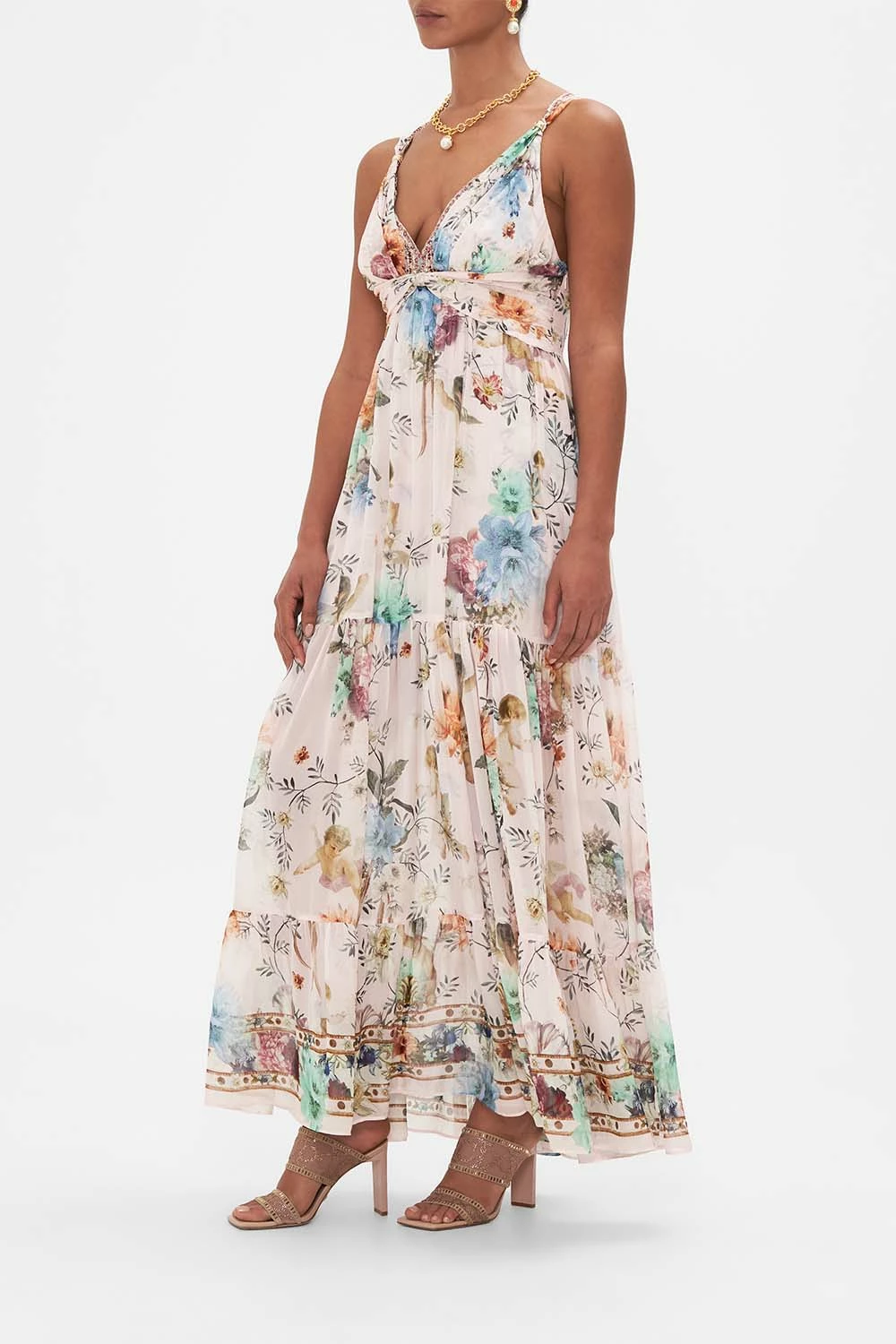 BEAD STRAP GATHERED PANEL DRESS BAMBINO BLISS 4 BEAD STRAP GATHERED PANEL DRESS BAMBINO BLISS - Image 4