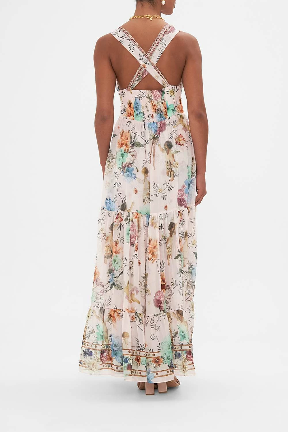 BEAD STRAP GATHERED PANEL DRESS BAMBINO BLISS 2 BEAD STRAP GATHERED PANEL DRESS BAMBINO BLISS - Image 2