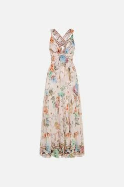 BEAD STRAP GATHERED PANEL DRESS BAMBINO BLISS 9 BEAD STRAP GATHERED PANEL DRESS BAMBINO BLISS -clothing shop CAMILLA 00028235 BEADSTRAPGATHEREDPANELDRESS BAMBINOBLISS GHOST 1