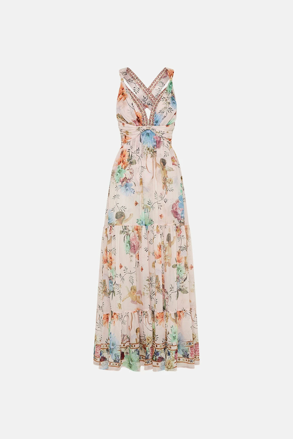 BEAD STRAP GATHERED PANEL DRESS BAMBINO BLISS 3 BEAD STRAP GATHERED PANEL DRESS BAMBINO BLISS - Image 3