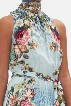 NECKTIE DRESS WITH ELASTICATED WAIST LETTERS TO LEO -clothing shop CAMILLA 00028241 LETTERSTOLEO NECKTIEDRESSW ELASTICATEDWAIST 5