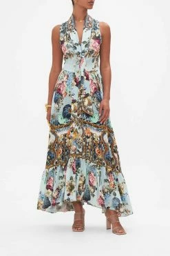 NECKTIE DRESS WITH ELASTICATED WAIST LETTERS TO LEO -clothing shop CAMILLA 00028241 LETTERSTOLEO NECKTIEDRESSW ELASTICATEDWAIST 6