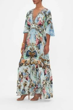 WAISTED DRESS WITH HEM RUFFLE LETTERS TO LEO -clothing shop CAMILLA 00028247 LETTERSTOLEO WAISTEDDRESSWITHHEMRUFFLE 2