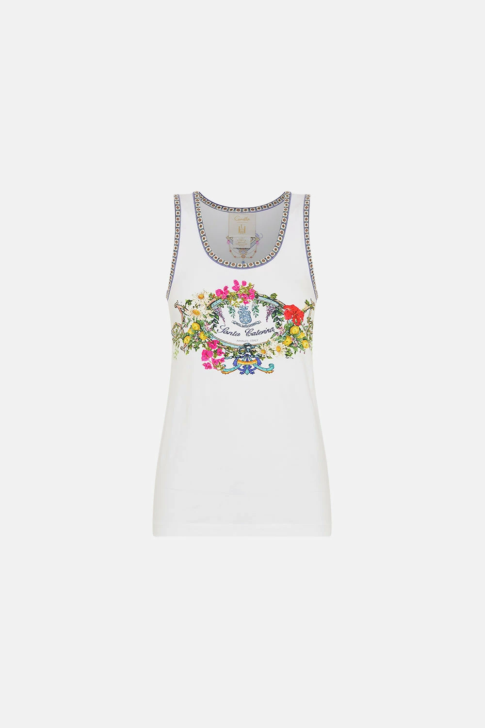 JERSEY SCOOP NECK TANK TOP AMALFI AMORE 3 JERSEY SCOOP NECK TANK TOP AMALFI AMORE - Image 3
