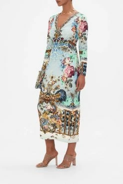 CUT OUT JERSEY DRESS WITH HARDWARE LETTERS TO LEO -clothing shop CAMILLA 00028249 LETTERSTOLEO CUTOUTJERSEYDRESSW HARDWARE 2