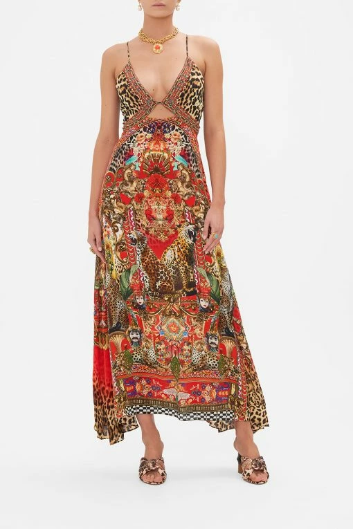 STRAPPY DRESS WITH CUT OUT FROM GENERATION TO GENERATION -clothing shop CAMILLA 00028261 STRAPPY DRESS W CUT OUT FROM GENERATION TO GENERATION 1