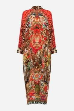 WING COLLAR KAFTAN FROM GENERATION TO GENERATION 13 WING COLLAR KAFTAN FROM GENERATION TO GENERATION -clothing shop CAMILLA 00028262 WING COLLAR KAFTAN FROM GENERATION TO GENERATION GHOST 2