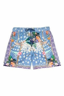 MEN'S ELASTIC WAIST BOARDSHORT FARAWAY FLORALS