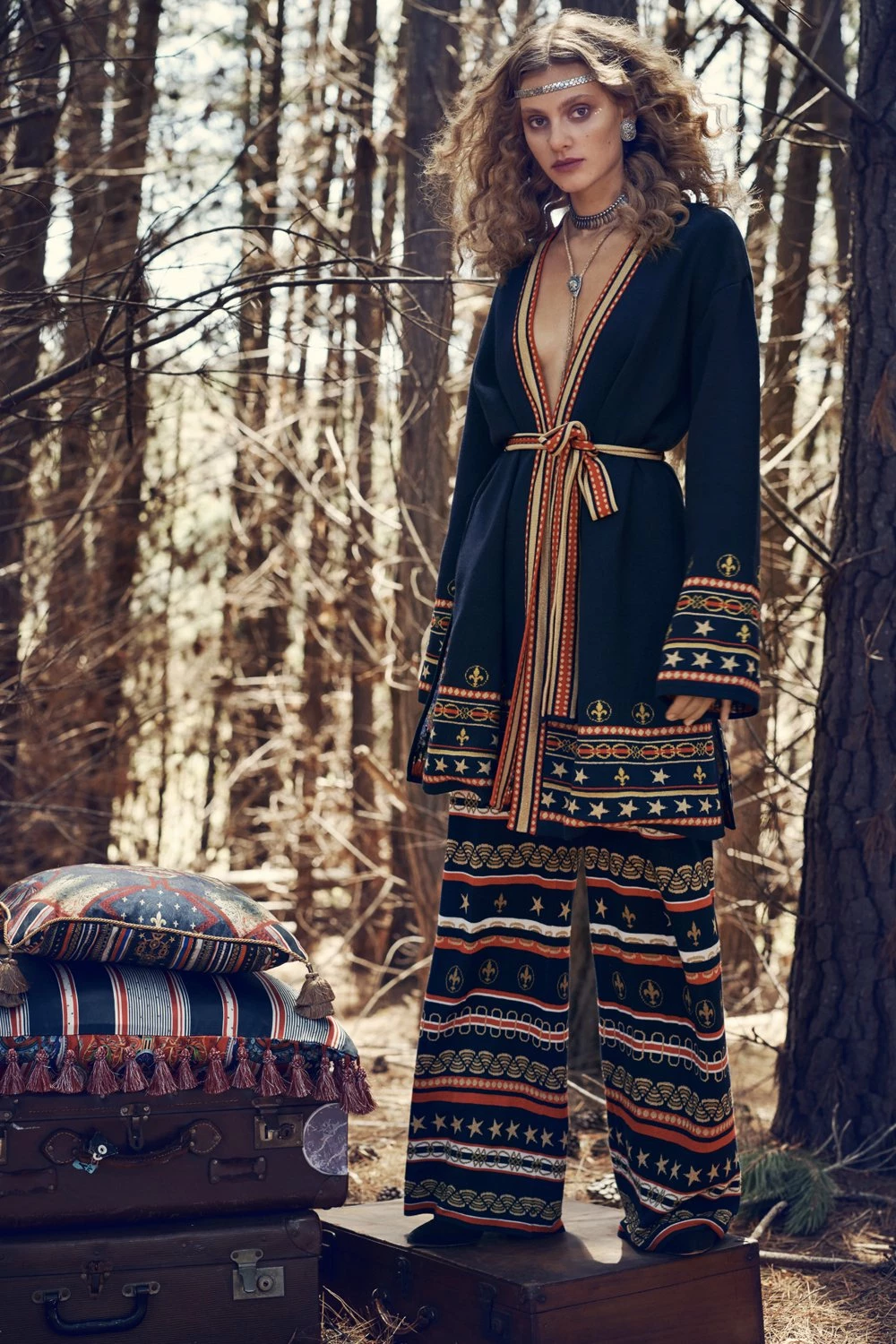 WIDE LEG JACQUARD KNIT PANT COSTUME PARTY 10 WIDE LEG JACQUARD KNIT PANT COSTUME PARTY - Image 10