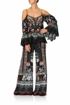 WIDE LEG DRAWSTRING WAIST PANT HAUTE PROVINCIAL -clothing shop Flared top 2 1024x1024 2x 3ce48ea7 90ff 46ae ad56 94f7a60e3dce