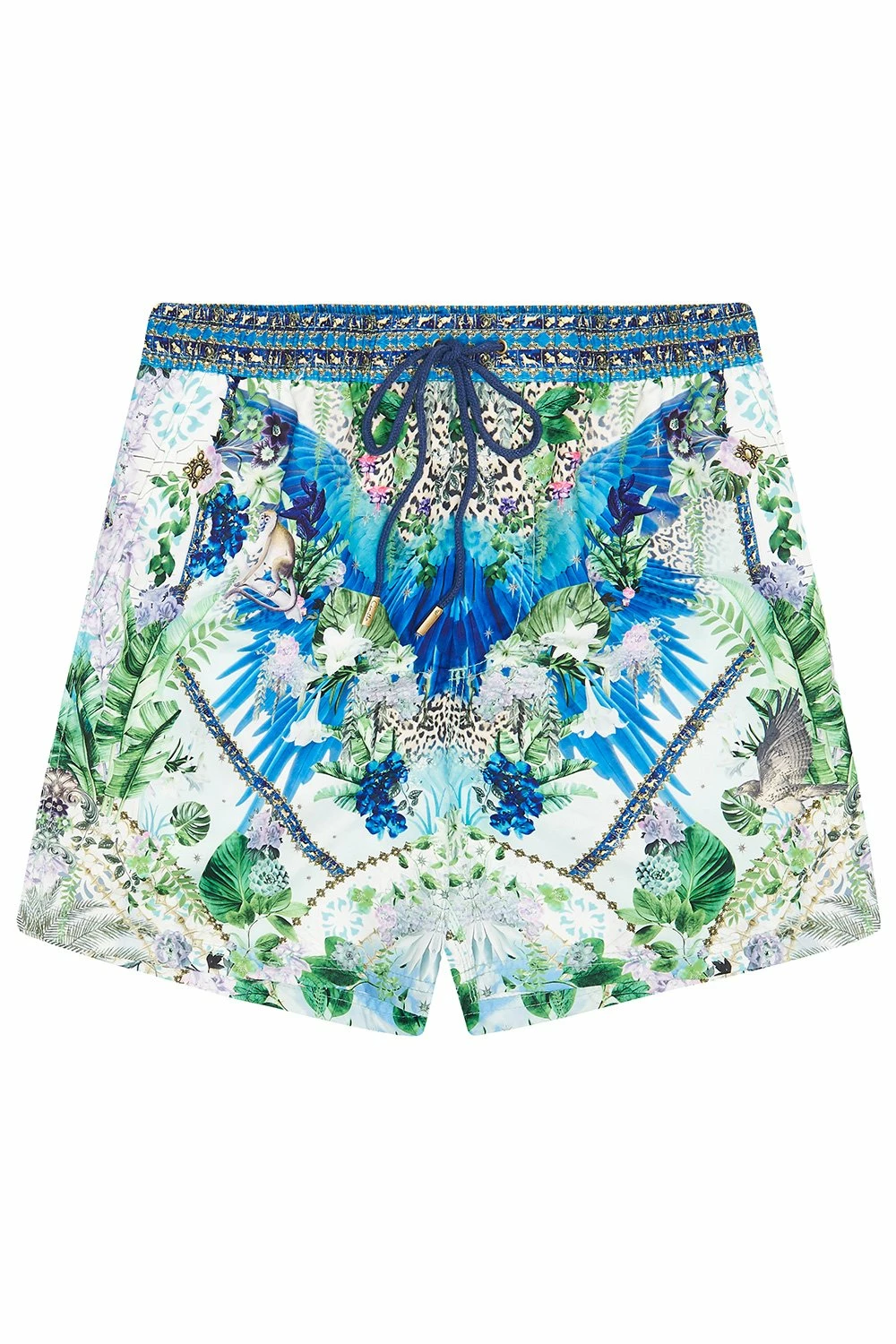 ELASTIC WAIST BOARDSHORT MOON GARDEN 1 ELASTIC WAIST BOARDSHORT MOON GARDEN