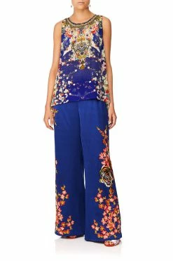 WIDE LEG TRACK PANT GEISHA GIRL 17 WIDE LEG TRACK PANT GEISHA GIRL -clothing shop camilla geisha girl wide leg track pant 7 e5206796 04da 491e 98dc 40852e0e2e50