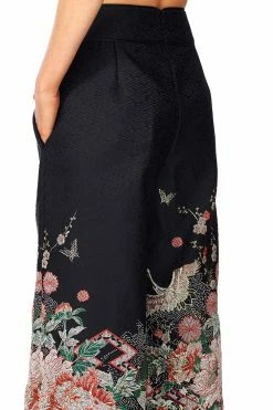 JACQUARD TROUSERS MIDNIGHT MOONCHILD -clothing shop camilla midnight moonchild jacquard trousers 4