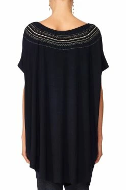 LOOSE FIT TEE MIDNIGHT MOONCHILD -clothing shop camilla midnight moonchild loose fit tee 3 20d9d59d e2ac 4ad9 8233 349aecbe26c5