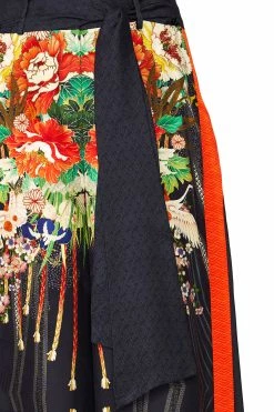 HIGH WAISTED TROUSER W/GODET QUEEN OF KINGS -clothing shop camilla queen of kings high waisted trouser w godet 5