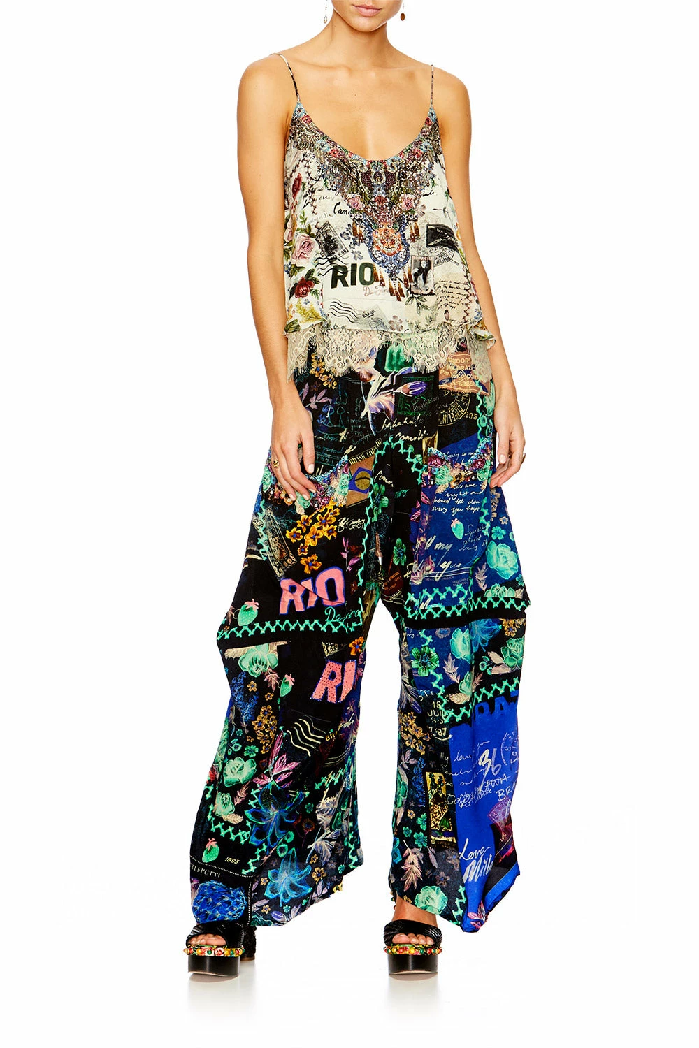 WIDE LEG TROUSER WITH POCKETS YOU'VE GOT MAIL 9 WIDE LEG TROUSER WITH POCKETS YOU'VE GOT MAIL - Image 9