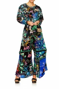 WIDE LEG TROUSER WITH POCKETS YOU'VE GOT MAIL 16 WIDE LEG TROUSER WITH POCKETS YOU'VE GOT MAIL -clothing shop camilla 180 1