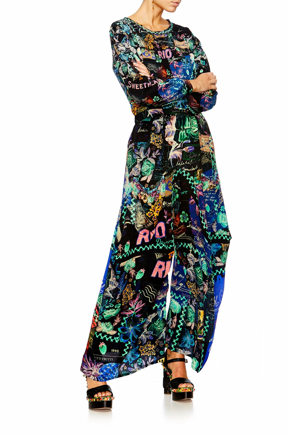 WIDE LEG TROUSER WITH POCKETS YOU'VE GOT MAIL 5 WIDE LEG TROUSER WITH POCKETS YOU'VE GOT MAIL - Image 5