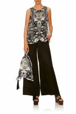 LOUNGE TROUSER WITH CUFFS SOLID BLACK 21 LOUNGE TROUSER WITH CUFFS SOLID BLACK -clothing shop camilla button back top wild moonchild 9 2 b59ad3c9 d967 4198 9e0a 1c6f9df328a6