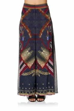 HIGH WAISTED TROUSER WITH GODET THIS CHARMING WOMAN -clothing shop camilla button front flared trousers this charming woman 5