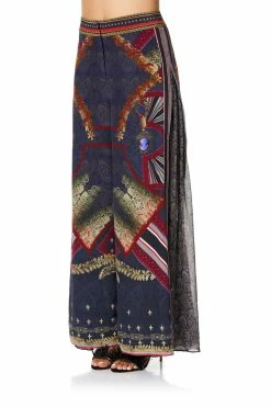 HIGH WAISTED TROUSER WITH GODET THIS CHARMING WOMAN -clothing shop camilla button front flared trousers this charming woman 6