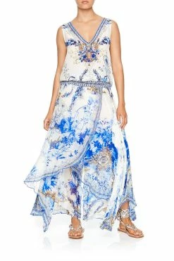 CROSS OVERLAY PANT SAINT GERMAINE