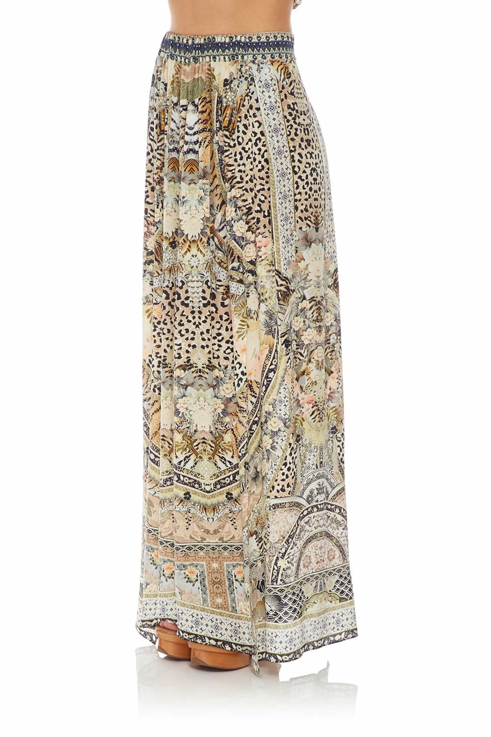 ELASTIC WAIST SKIRT WITH SPLITS MOTO MAIKO 6 ELASTIC WAIST SKIRT WITH SPLITS MOTO MAIKO - Image 6