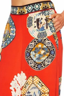 WIDE LEG PANT W/CUFFS FOUND IN TRANSLATION -clothing shop camilla found in translation wide leg pant w cuffs 5