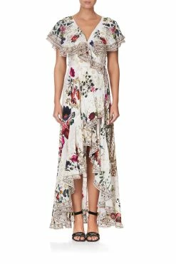 FRILL SLEEVE LONG DRESS FAIRY GODMOTHER -clothing shop camilla frill sleeve long dress fairy godmother 4