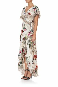 FRILL SLEEVE LONG DRESS FAIRY GODMOTHER -clothing shop camilla frill sleeve long dress fairy godmother 5