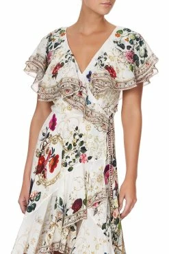 FRILL SLEEVE LONG DRESS FAIRY GODMOTHER -clothing shop camilla frill sleeve long dress fairy godmother 7