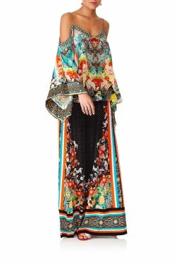 KNITTED FLARED PANTS GALAXY GIRL -clothing shop camilla galaxy girl flare sleeve top 5