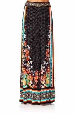 KNITTED FLARED PANTS GALAXY GIRL -clothing shop camilla galaxy girl knitted flared pants 1 1