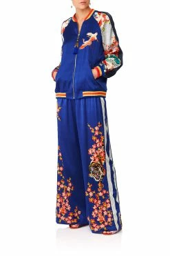 WIDE LEG TRACK PANT GEISHA GIRL