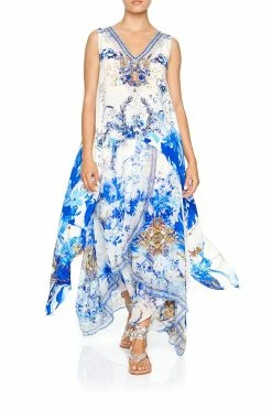 CROSS OVERLAY PANT SAINT GERMAINE -clothing shop camilla high low cross overlay top saint germaine 1 2ecfeff3 7cbf 40ff 830b 385cb3589a17