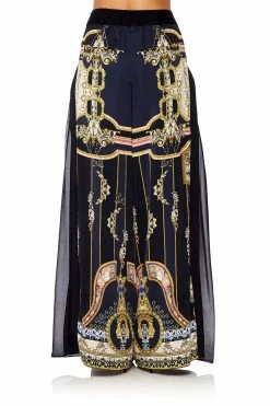 HIGH WAISTED TROUSER WITH GODET MIDNIGHT MEETING -clothing shop camilla high waisted trouser with godet midnight meeting 8 a2fe46e3 30d0 41d3 b029 278fab17fd7a